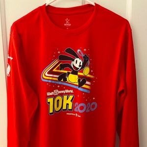 runDisney 2020 Oswald Rabbit 10K Race Shirt - Red Unisex Size Medium